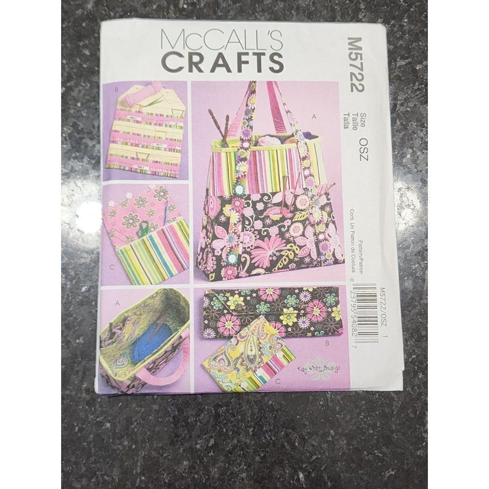 McCall's Crafts Sewing Pattern M5722, UNCUT